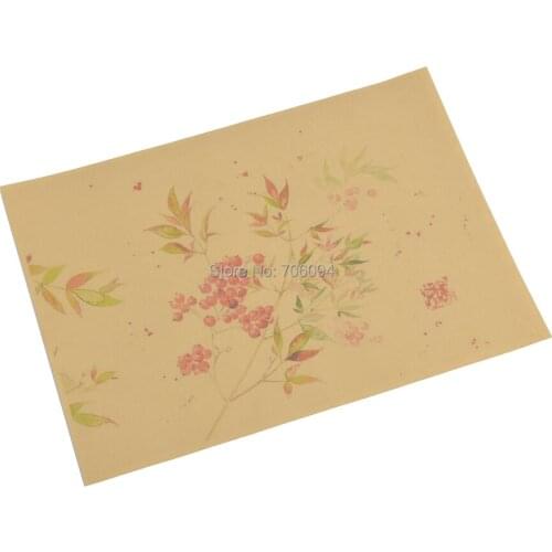 15x21cm & 21x29cm Printed Kraft Wrapping Paper Handmade Wrapping Paper custom Gift kraft Paper 200pcs