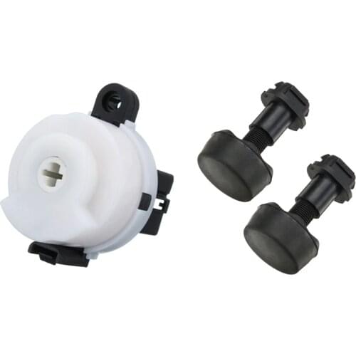 2PCS Hood Stop Cushion Rubber Bumper with Car Ignition Starter Switch for FORD RANGER 96-02,Escape Focus Edge 13-19