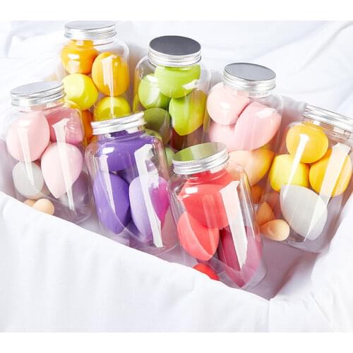 7 pcs/set Makeup Sponge Set Cosmetic Puff Powder Puff Beauty Sponge Super Soft Wet and Dry Puff