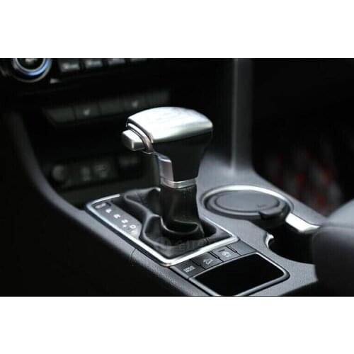 ABS Electroplate gear lever Gear head Decorative panel Protective cover 2016 2017 for new KIA Sportage KX5 Car styling