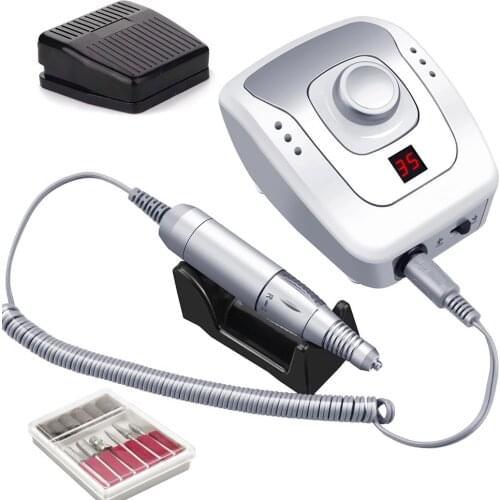 Electric Nail Drill Machine 32W 35000RPM Manicure Machine Milling Cutter For Manicure Pedicure Accessories Nail Art Tool