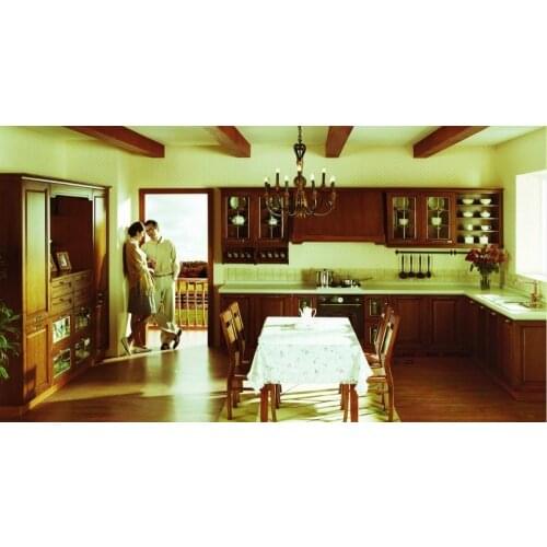 Wooden tall kitchen storage cabinets(LH-SW054)