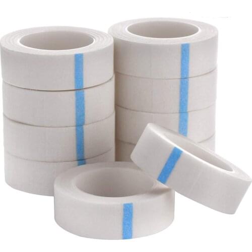 3pcs/5pcs Breathable Medical Paper Tape Eyelash Extension Lint Lashes Patch White Silk Paper Under Patches Adhesive Tape