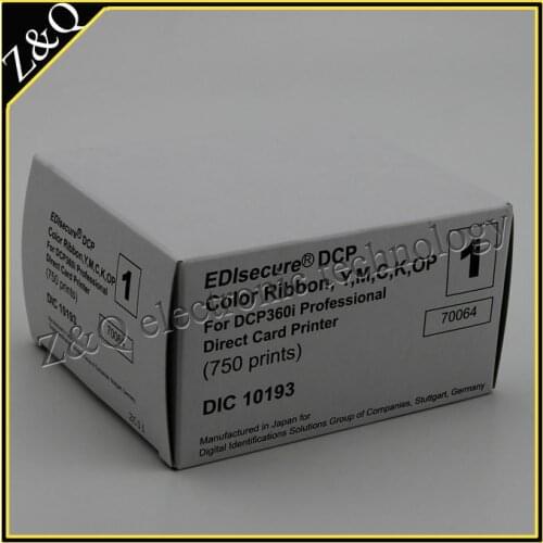 EDIsecure EID360i printer ribbon DIC10193 Color Ribbon 750 prints