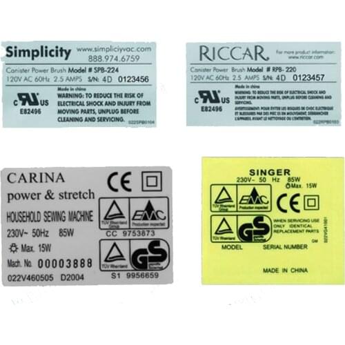 Custom design printing waterproof self adhesive e-liquid label