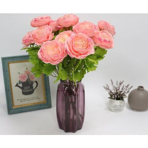 Peony artificial flowers silk peonies Hotel Party Decoration DIY beautiful fake flowers home decor