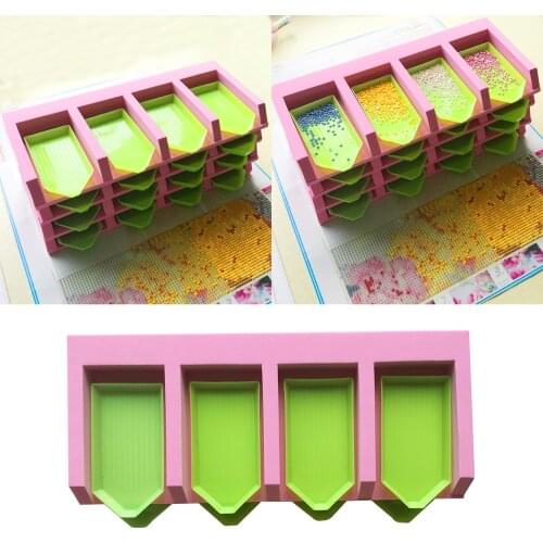 Diamond Painting Tray Organizer Multi Layer Beading Holder Easy to Work on Larger Projects DIY Art Craft Cros Stitch Tools