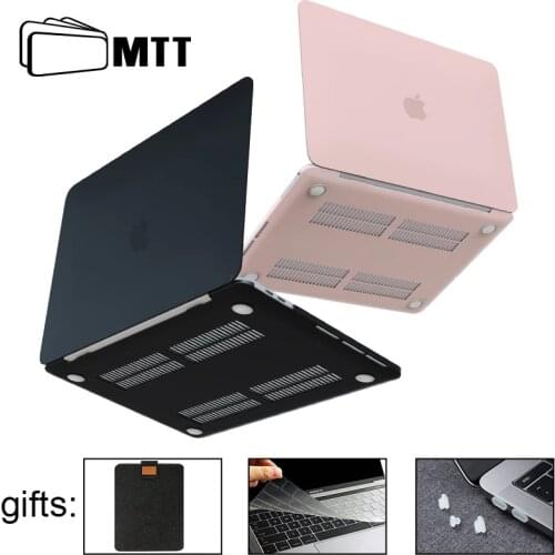 MTT Matte Laptop Case For Macbook Air 13 2020 Crystal Hard Cover For Macbook Air Pro 11 12 13 15 With Touch Bar Laptop Sleeve