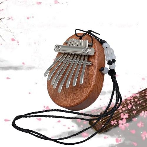8 Keys Kalimba Mini Thumb Piano High Quality Mahogany Mbira Body Musical Instruments Kalimba Piano Kids Christmas Gift Toys