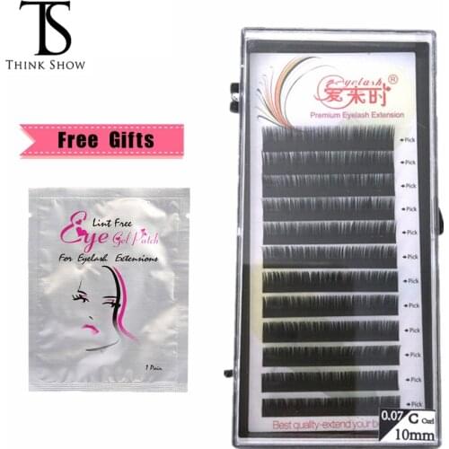 NEWCOME Individual Eyelashes Soft Lash Extension Supplies B C CC D False Mink Eyelash Extension Russian Volume Lashes 0.03-0.25