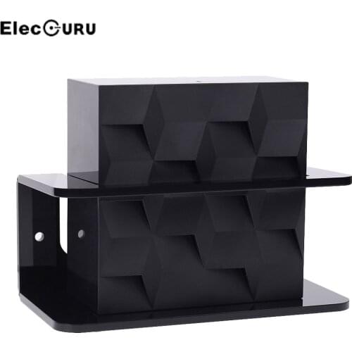Wall Mount Holder for NETGEAR Mesh WiFi 6 System (MK62 MS60 MR60) Acrylic Wall Mounted Bracket Wifi Router Shelf Storage Box