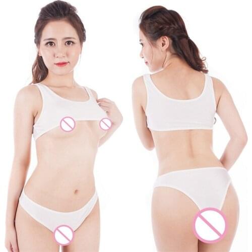 2020 New Women Held See Through Sexy Lingerie with Bra Top and Sex G-string Thongs Underwear for Sex Female Night Club Dress