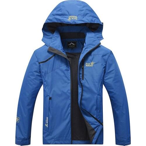 Single Layer Thin Hiking Jacket Men women Spring autumn Couple outdoor Windproof Waterproof coat windbreaker Raincoat Outwear