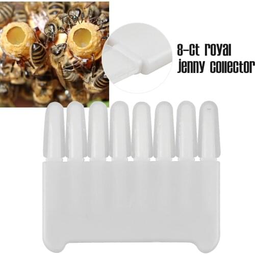 Beekeeping Queen Bee Royal Jelly Pen Scraper 8 Rows Fingers Holes Goods Rearing Kit Tools For Beekeeper Supplies
