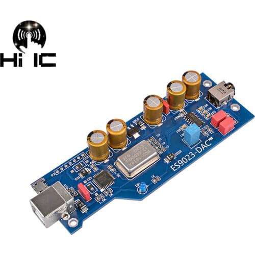 PCM2706 + ES9023 Fever Level Audio DAC Sound Expansion Card Decoder With OTG Amplifier AMP Board HIFI Zero Noise