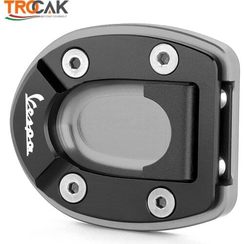 For Vespa gts GTV 300 HPE 2019-2020 Motorcycle Kickstand Foot Side Stand Enlarge Extension Pad Support Plate accessories