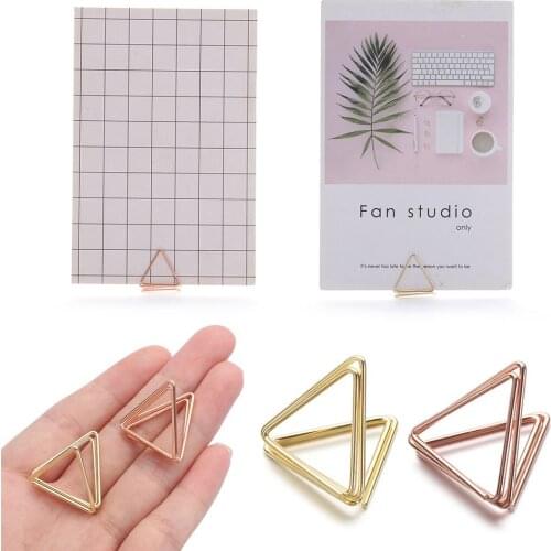 Romantic Metal Place Card Holder Metal Table Number Stand Photos Clip Picture Cards Display Stand Paper Clamp Desktop Decoration