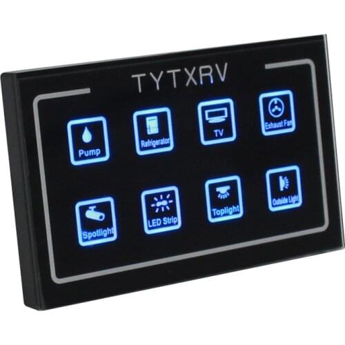 Touch Control Panel Caravan Accessories 12V Camper Motorhome Control System