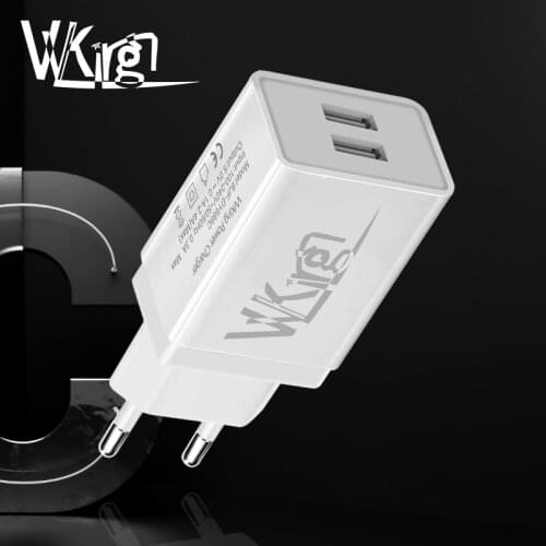 2 USB Charger 5V 2.4A Max EU Plug Fast Charging For iPhone Samsung Xiaomi Phone Chargeur Double Port Wall Charger US Plug