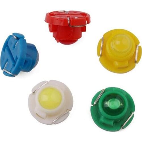 10Pcs T3 LED 1SMD 12V Car Dashboard Indicator Light Interior Reading Lamp Bulbs Automobile на авто автотовары carros Accessories