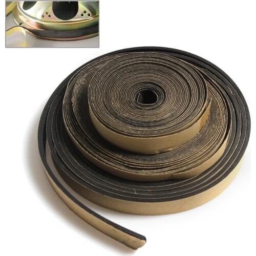 5 Meter 18*3MM/10*1MM/18*1MM EVA Speaker Repair Sealing Strip Loudspeaker Black Single-sided Shockproof Absorber Gasket Seal