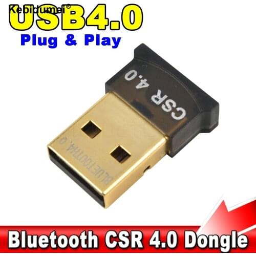 USB 2.0 Bluetooth Version 4.0 Adapter Wireless Dongle EDR Adaptor 1-100M Rate 3Mbps for Laptop Notebook Tablet PC Computer