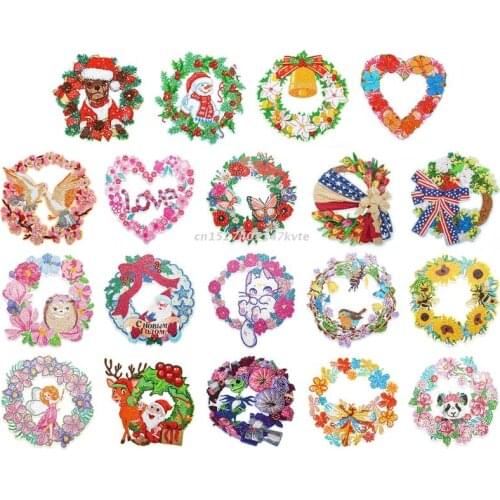 Wreath Series 5D Crystal Special-shaped Diamond Painting Craft Making