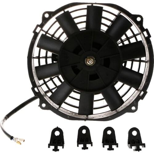 Car Motorcycle Radiator Cooling Fan Heat Dissipation 80W 12V
