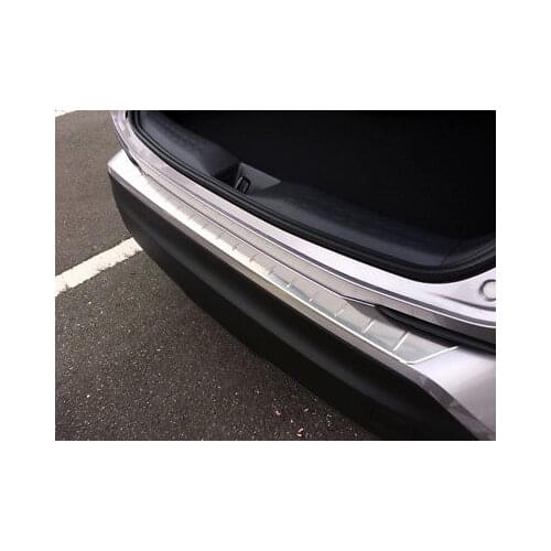 Stainless Outer Rear Sill Bumper Cover Plate 1pcs For Toyota C-HR 2016 2017 2018