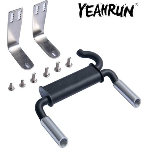 RC Model Car Upgrade Parts Exhaust Pipe Bronco Tactical Defender for TRX-4 1:10 RC Crawler Cars