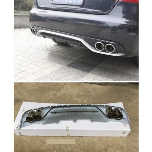 For Audi A4 B8 2009.2010.2011.2012 Rear Lip Spoiler High Quality Brand New ABS Car Bumper Diffuser Auto Accessories