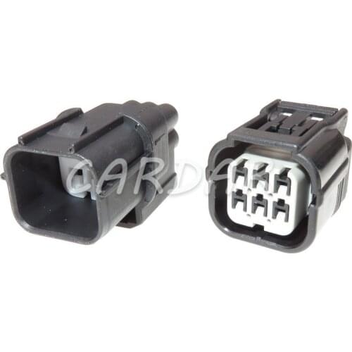 1 Set 6 Pin 6188-4908 6189-7040 HV 040 AFR Sensor Plug Waterproof Automotive Electric Socket For Honda Acura Air Fuel Ratio