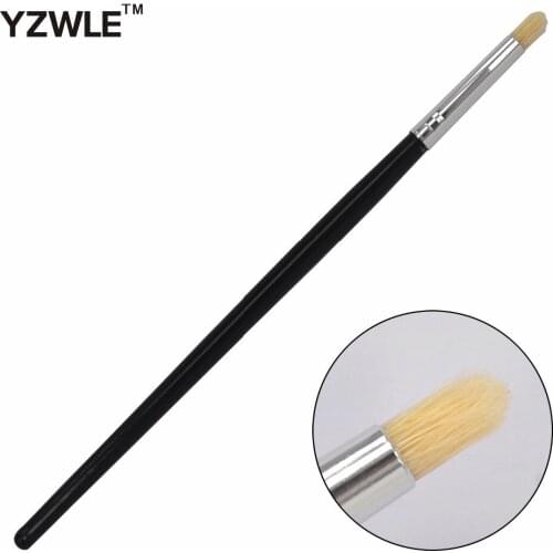 WUF 1 Pcs Black Handle Animal Hair Nail Art Brush / Gradual Color Blooming Nail Drawing Pen 13