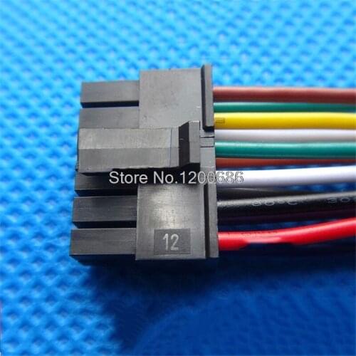 12PIN 20AWG 30CM Micro-Fit 3.0 43025 Molex 3.0 2x6pin 0430251200 12 pin Molex 3.0 2*6pin 12p 12 Circuits wire harness