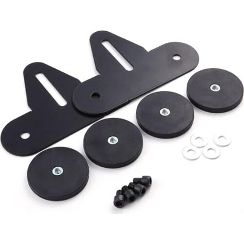 2Pcs Car Roof LED Light Bar Durable Mount Bracket Strong netic Base Holder for SUV Roof Bar Holder