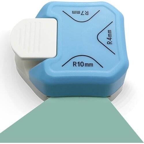 3 in 1 Corner Rounder Punch, 4mm 7mm 10mm ,3 Way Punch Board Photo Cutter, Card Making and Scrapbooking for DIY handmade crafts