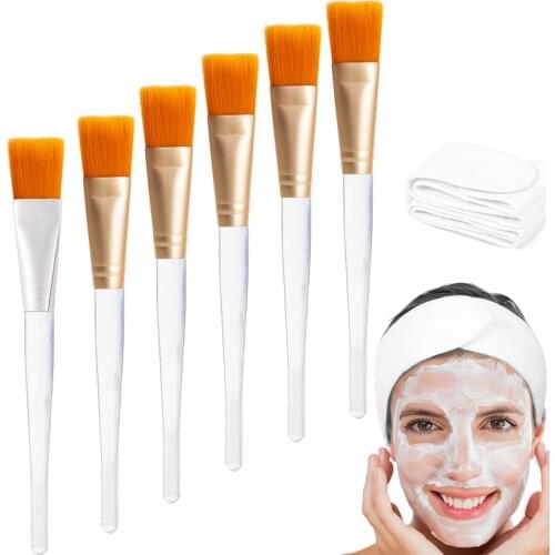 6/12Pcs Makeup Brush Facial Mask Brush Mud Mixing Brush Facial Cosmetic Beauty Skin Care Tools