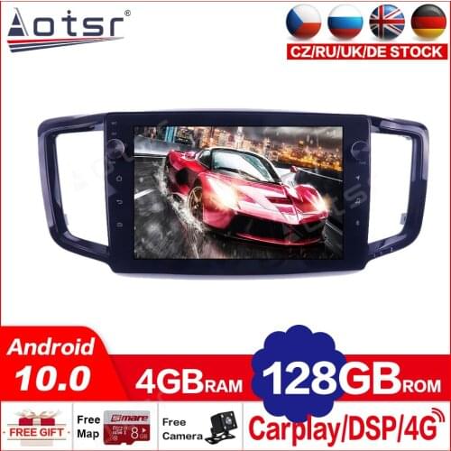 For Honda Odyssey 2015+ Android10 Auto Wireless Carplay Car Radio Multimedia Video Navigation GPS DSP QLED Screen 4+1228G DVD