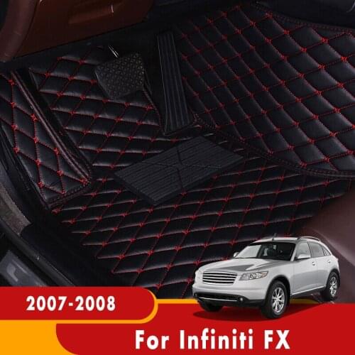 For Infiniti FX 2007 2008 Car Floor Mats Carpets Custom Auto Foot Pads Automobile carpets covers Waterproof Protect Rugs
