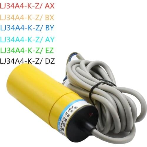 Proximity Switch Capacitance Type LJC34A4-K-Z/BX BY AX BX DC Three-wire NPN/PNP Normally Open Liquid Level Sensor Cylindrical