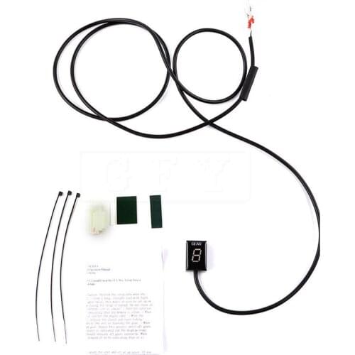 Motorcycle LCD Electronics 6 Speed 1-6 Level Gear Indicator Digital Gear Meter For Honda CTX700 VT750C VT750S CTX 700 VT750 C/S