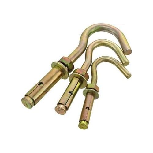 M6 M8 M10 M12 Color Zinc Plated Universal Expansion Hook Ceiling Fan hook Light Hanging Hook Expansion Screw Hook