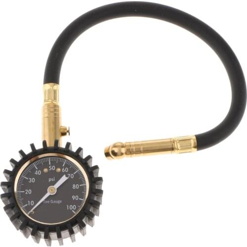 Tire Tyre Air Pressure Gauge Meter Tester 0-100 PSI for Car Truck Motorcycle Van