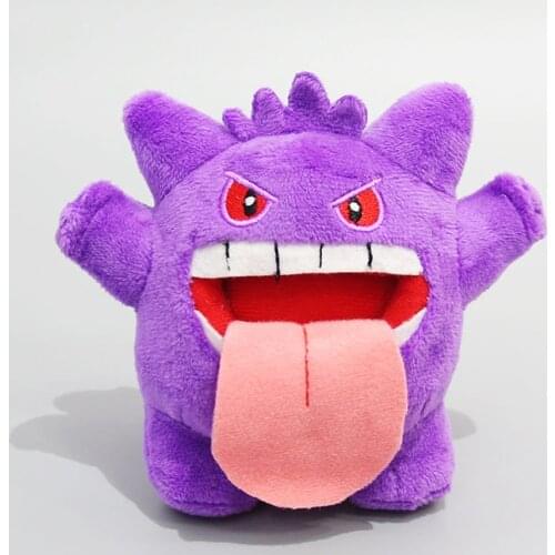 23cm Pokemon Cartoon Gengar Plush Toys Pocket Monster Anime Soft Stuffed Animal Dolls Gift for Children