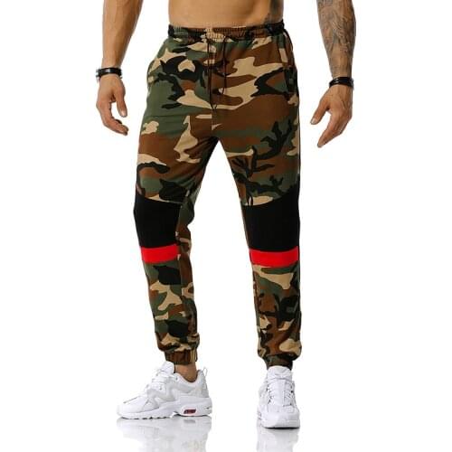 Mens Patchwork Camouflage Joggers 2022 Brand Streetwear Sweatpants Men Slim Fit Athletic Workout Joggers Pants Male Pantalones