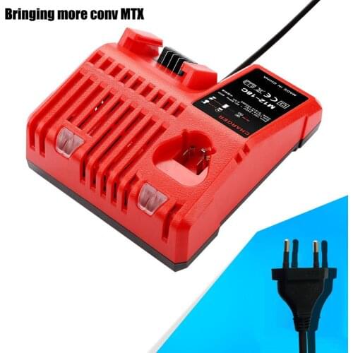 NEW M12-18C Li-ion Battery Charger For Milwaukee 10.8V 12V 14.4V 18V C1418C 48-11-1815/1828/1840 M18 M12 Battery