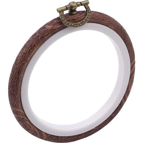 DIY Embroidery Hoop Tool Art Craft Cross Stitch Chinese Traditional Circle Round Bamboo Frame Wooden Sewing Tools Home Deco