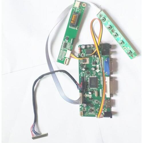 For B154EW01 V9 VC VGA HDMI-Compatible DVI M.NT68676 screen controller board LCD monitor CCFL LVDS 30Pin 15.4" 1280*800