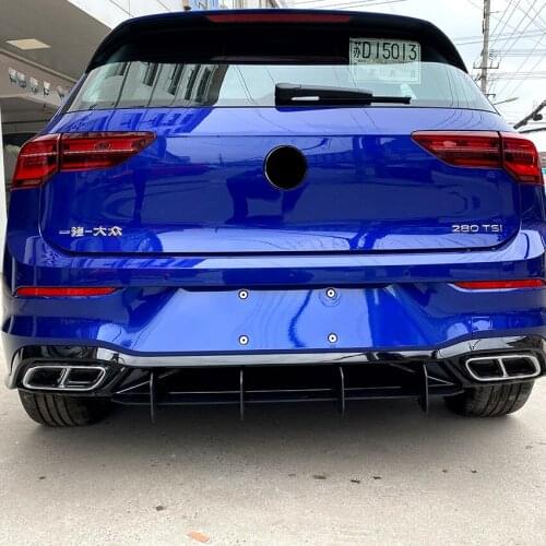Applied to Volkswagen 8 High 8 Golf 8 Tail Spoiler Wind Blade Rear Lip Modification
