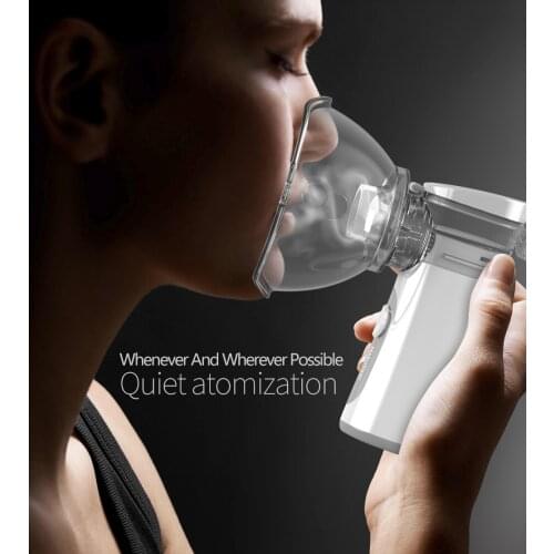 Portable Nebulizer Inhaler Mesh Nebulizer Mini Rechargeable Ultrasonic Atomizer kids Adult Respirator Home Health Care Nebulizer